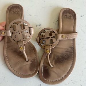 Size 8.5 Tory Burch miller sandals